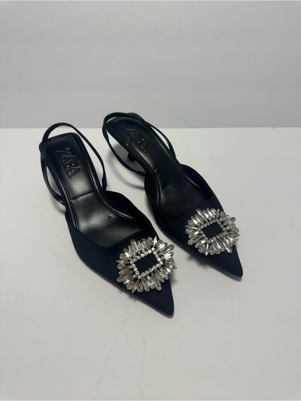 Zara Kitten Heal Women's Embellished Slipper Size 39